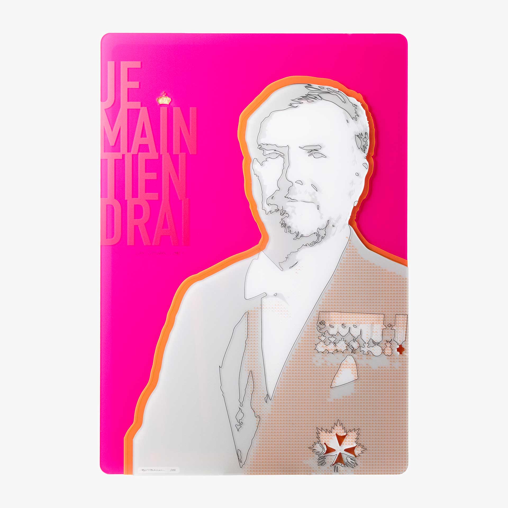 PORTRET KONING WILLEM-ALEXANDER 2026 - GROOT FORMAAT